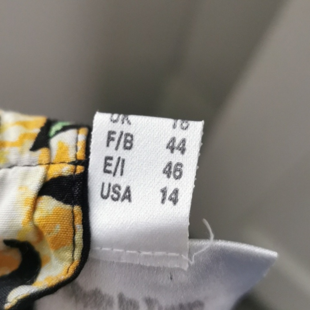 Vintage 70s/80s Meico Hawaiian tropical maxi dress with pockets. Size 14. - Picture 8 of 9